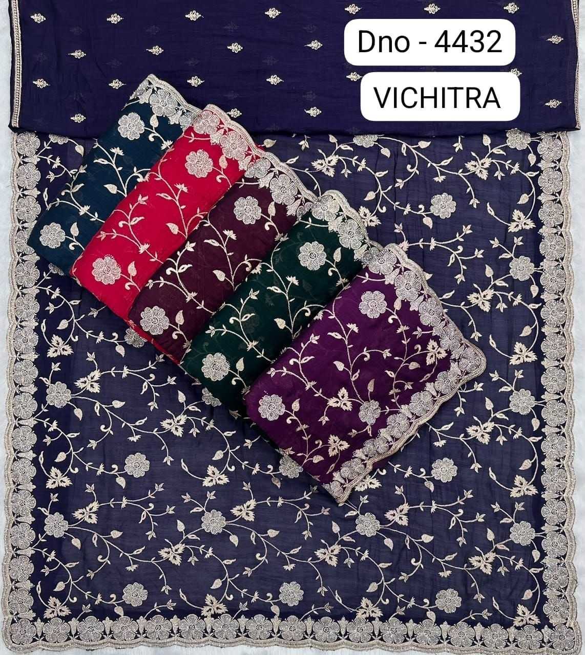 YNF Wholesale Soft Vichitra Designer Sarees KESH114 4432 | Surat Manufacturer