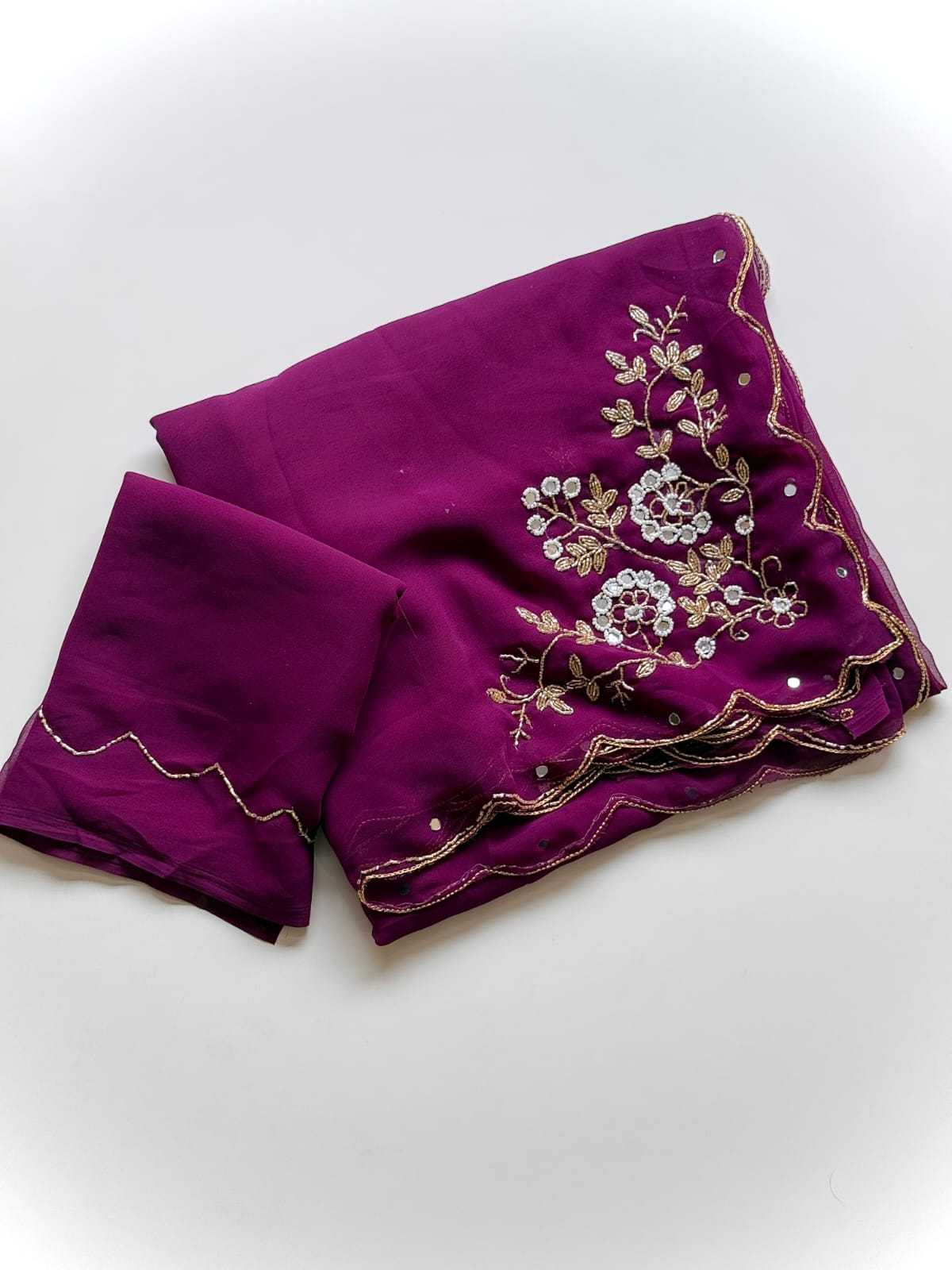 YNF Wholesale Georgette Georgette Sarees  | Surat Manufacturer