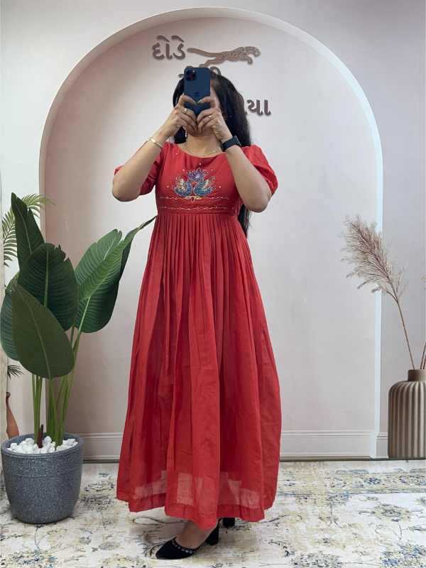 YNF Wholesale Pure Cotton Party Wear Kurtis KESH120 32 | Surat Manufacturer