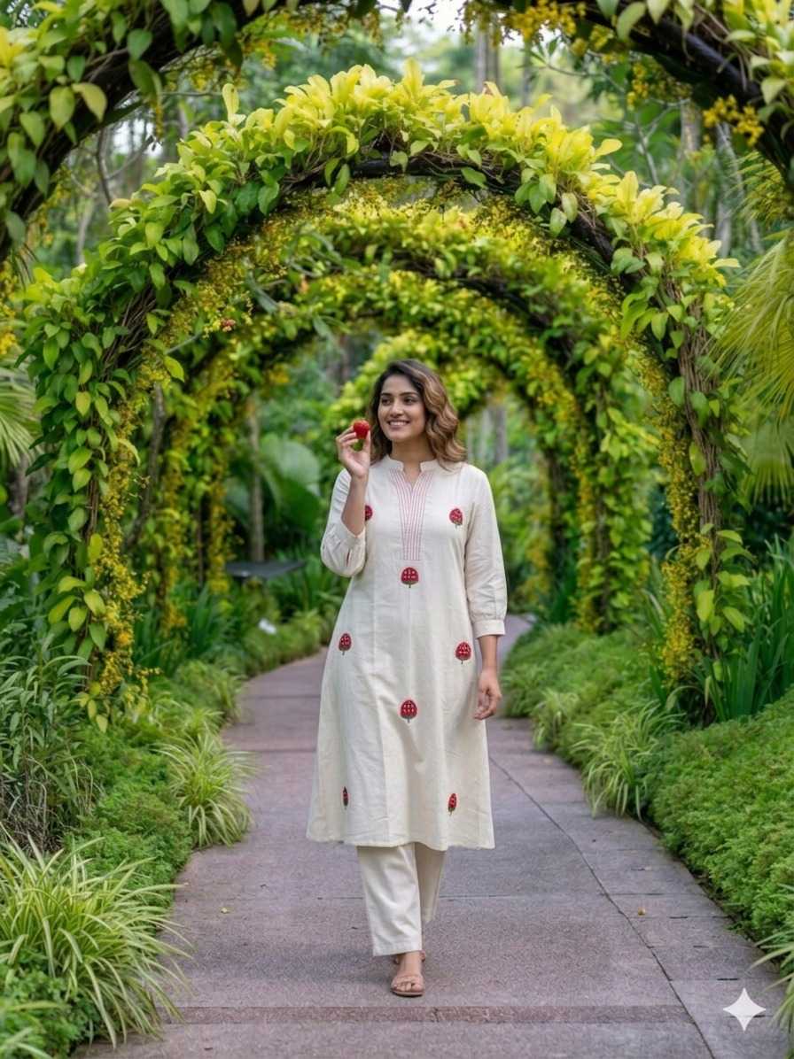 YNF Wholesale Cotton Embroidered Kurtis KESH120 43 | Surat Manufacturer