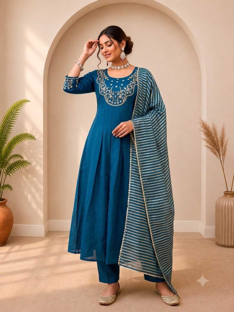 YNF Wholesale Chanderi Cotton Cotton Suits KESH120 49 | Surat Manufacturer