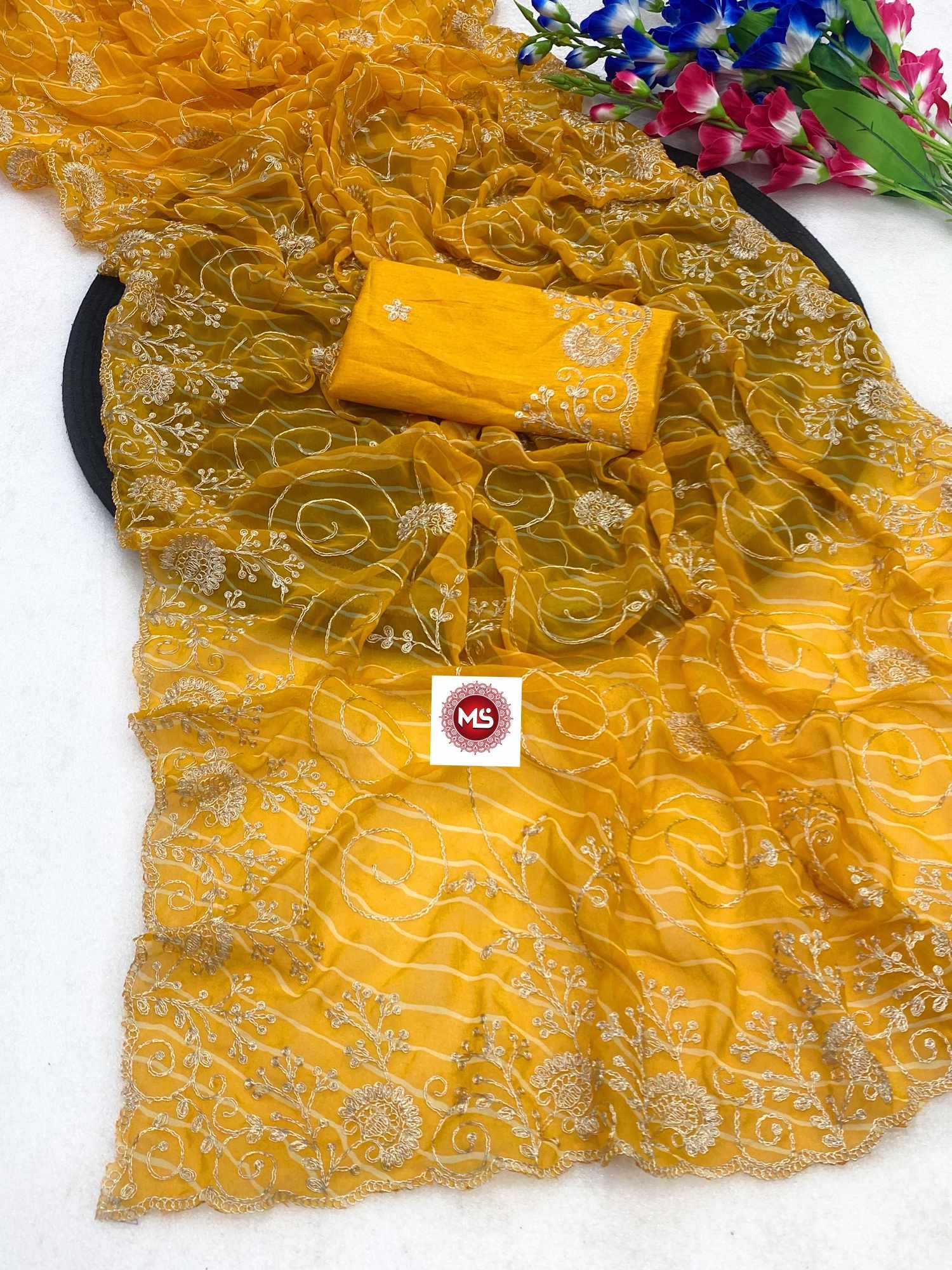 YNF Wholesale Pure Silk Semi Silk Sarees KESH125 Ila | Surat Manufacturer