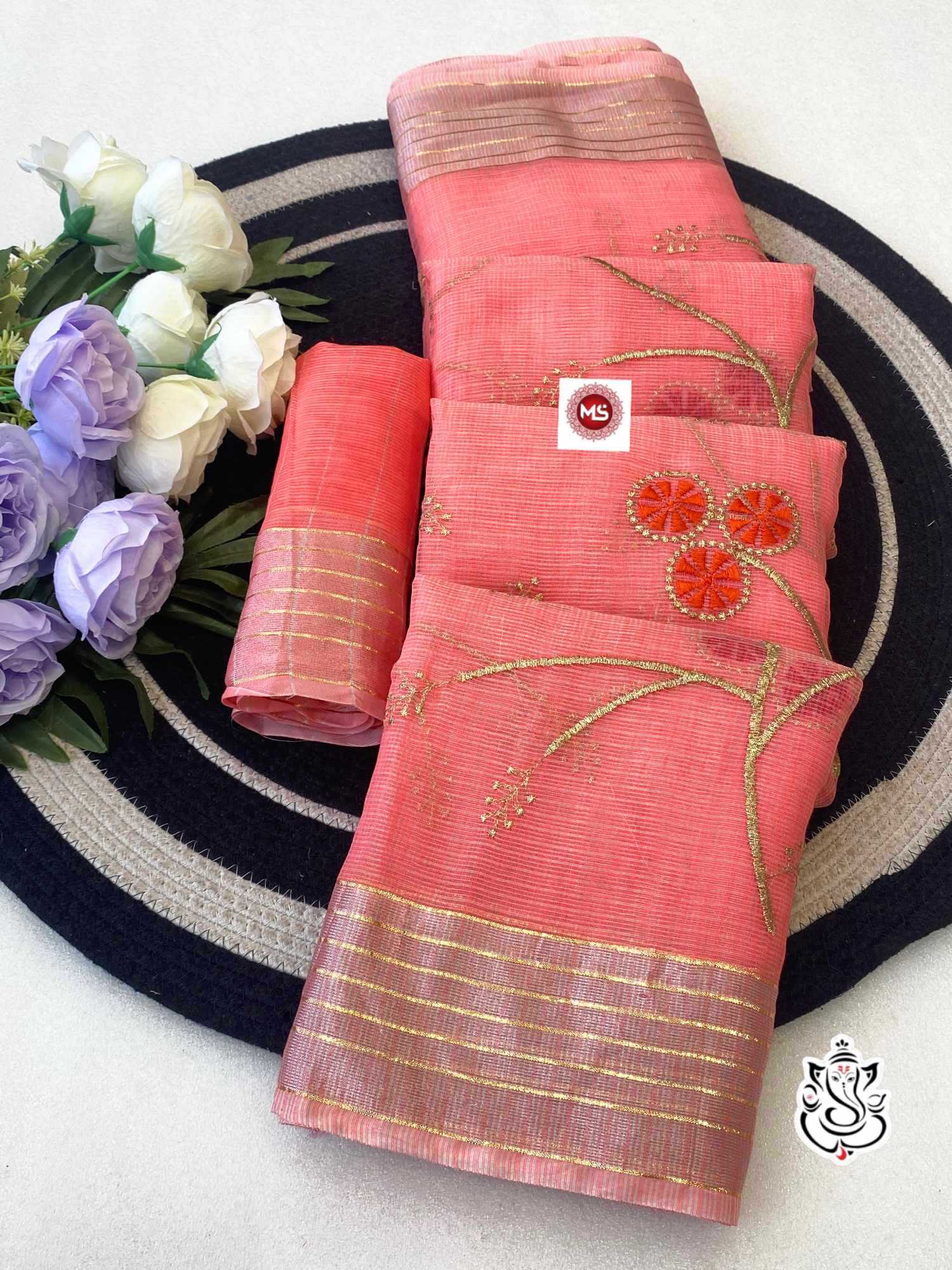 YNF Wholesale Cotton Fancy Sarees KESH125 Kanchan | Surat Manufacturer
