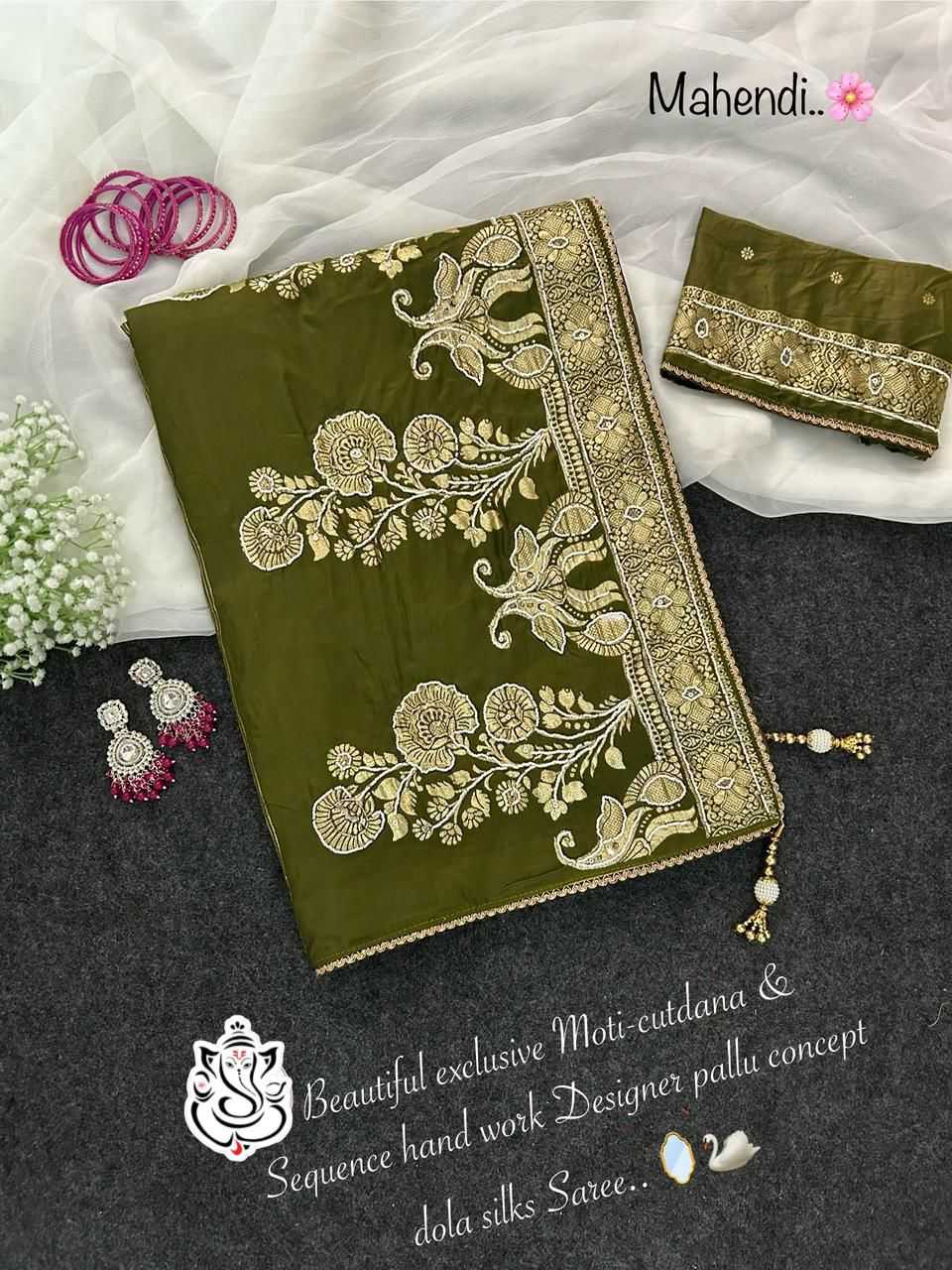 YNF Wholesale Dola Silk Dola Silk Sarees KESH125 Mohini | Surat Manufacturer