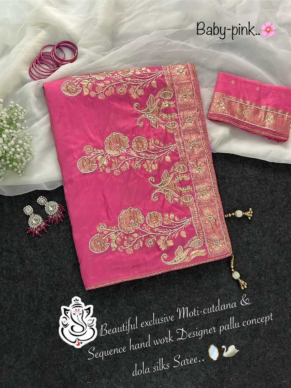 YNF Wholesale Dola Silk Dola Silk Sarees KESH125 Mohini | Surat Manufacturer