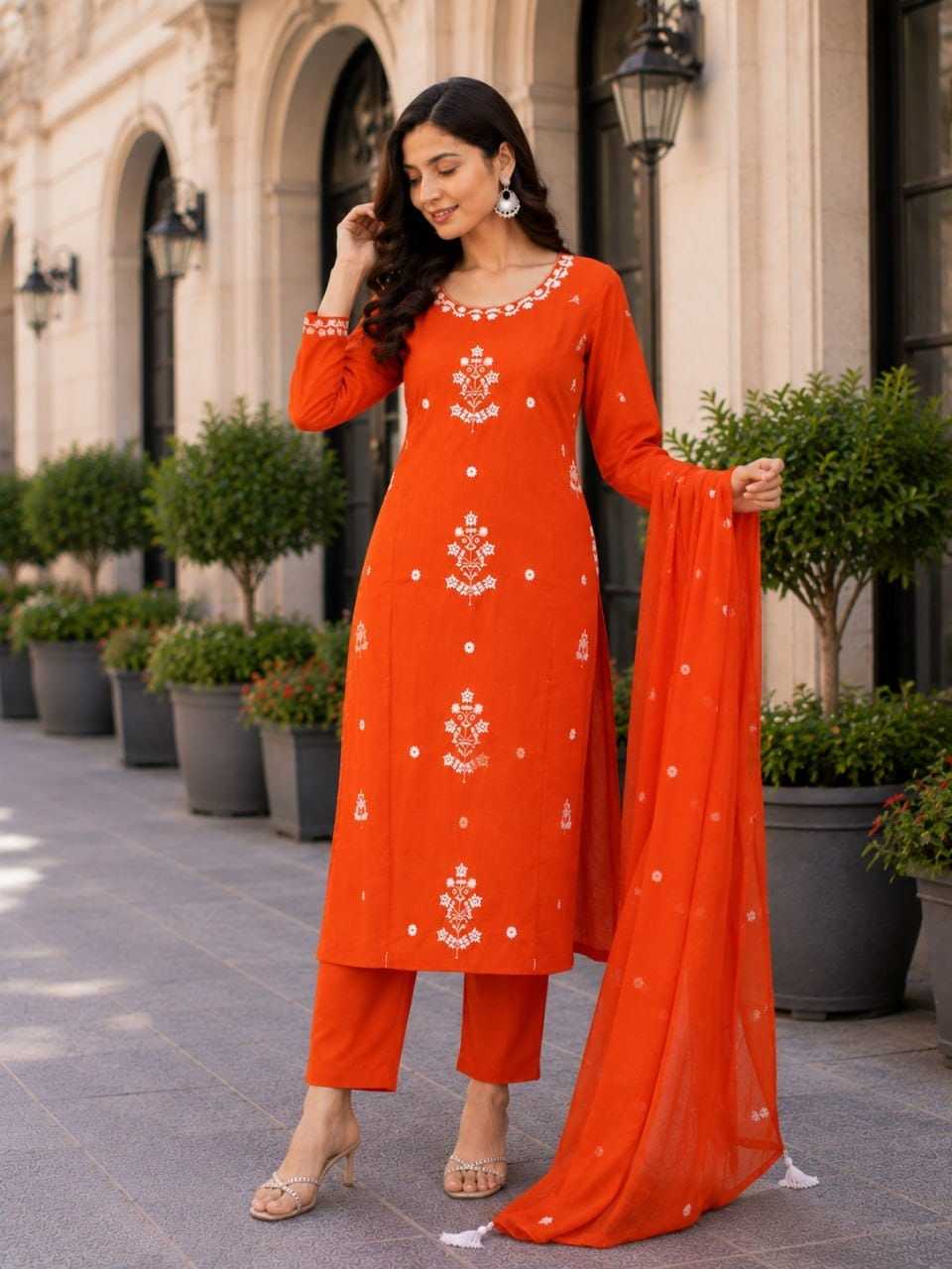 YNF Wholesale Heavy Rayon Embroidery Suits  | Surat Manufacturer