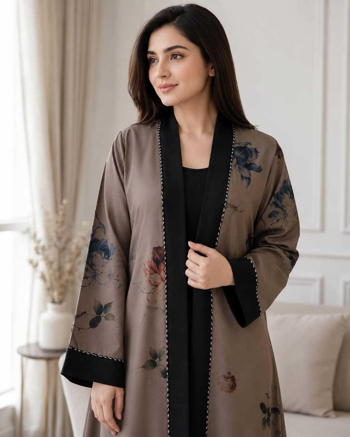 YNF Wholesale Imported Abaya KESH130 Aparna | Surat Manufacturer