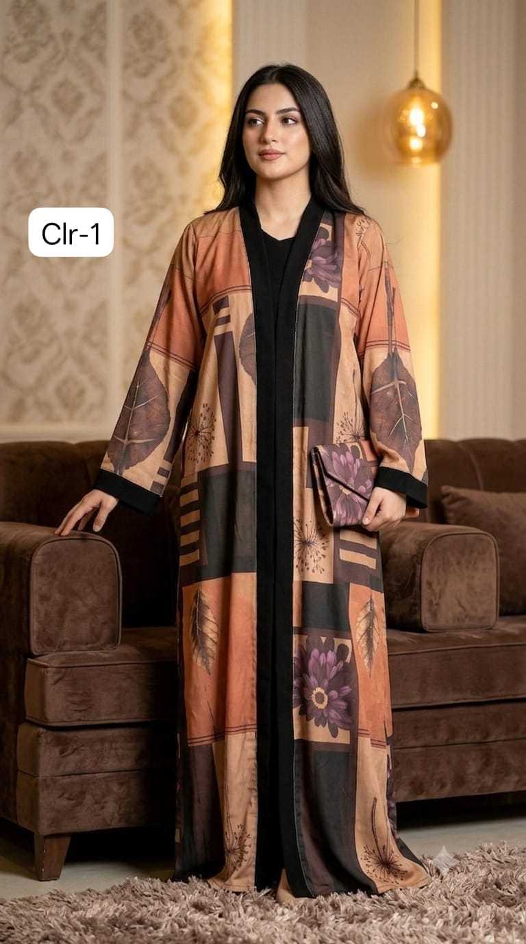 YNF Wholesale Imported Abaya KESH130 Ashika | Surat Manufacturer
