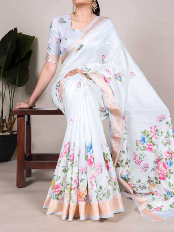 YNF Wholesale Tussar Silk Printed Sarees KESH134 7015 | Surat Manufacturer