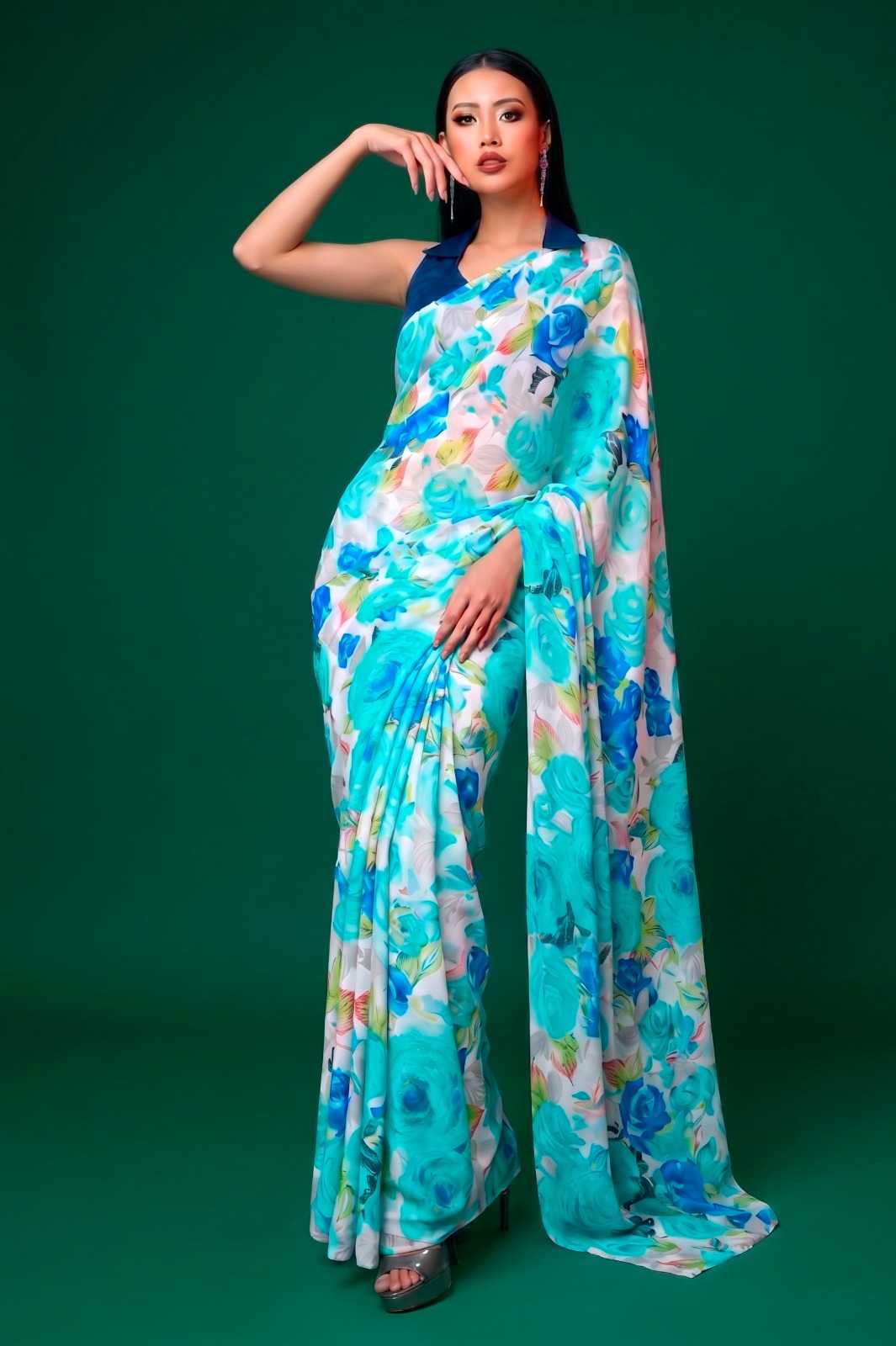 YNF Wholesale Satin Printed Sarees KESH134 7017 | Surat Manufacturer