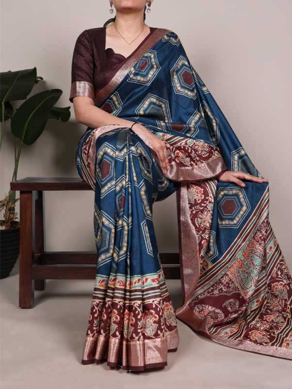 YNF Wholesale Tussar Silk Designer Sarees KESH134 7022 | Surat Manufacturer