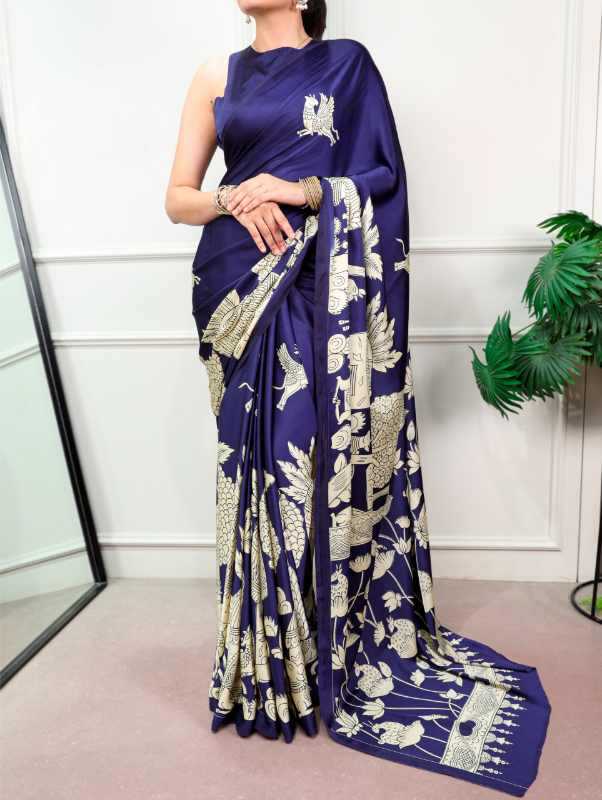 YNF Wholesale Satin Silk Designer Sarees KESH134 7208 | Surat Manufacturer