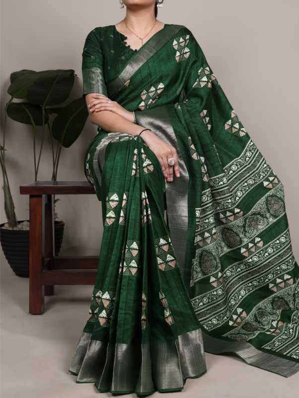 YNF Wholesale Slub Silk Printed Sarees KESH134 7212 | Surat Manufacturer