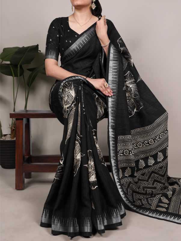 YNF Wholesale Slub Silk Printed Sarees KESH134 7213 | Surat Manufacturer