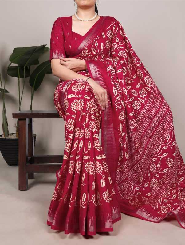 YNF Wholesale Slub Silk Printed Sarees KESH134 7214 | Surat Manufacturer