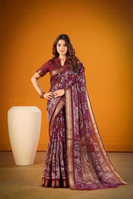 YNF Wholesale Viscose Printed Sarees KESH134 7300 | Surat Manufacturer