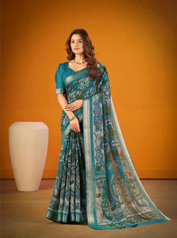 YNF Wholesale Viscose Printed Sarees KESH134 7300 | Surat Manufacturer