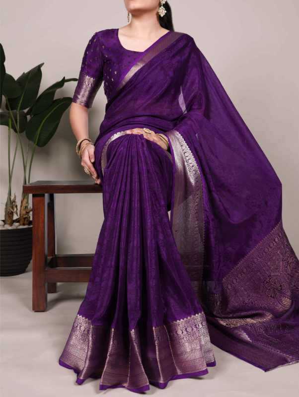 YNF Wholesale Chinon Designer Sarees KESH134 7902 | Surat Manufacturer