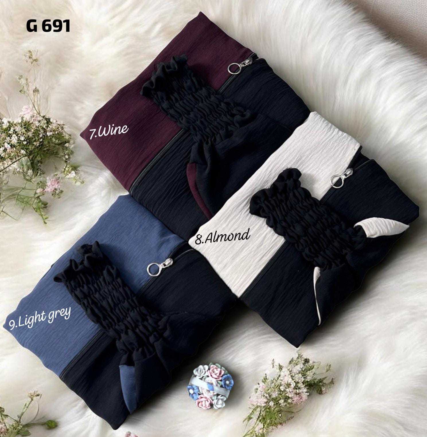 YNF Wholesale Fancy Abaya KESH135 691 | Surat Manufacturer