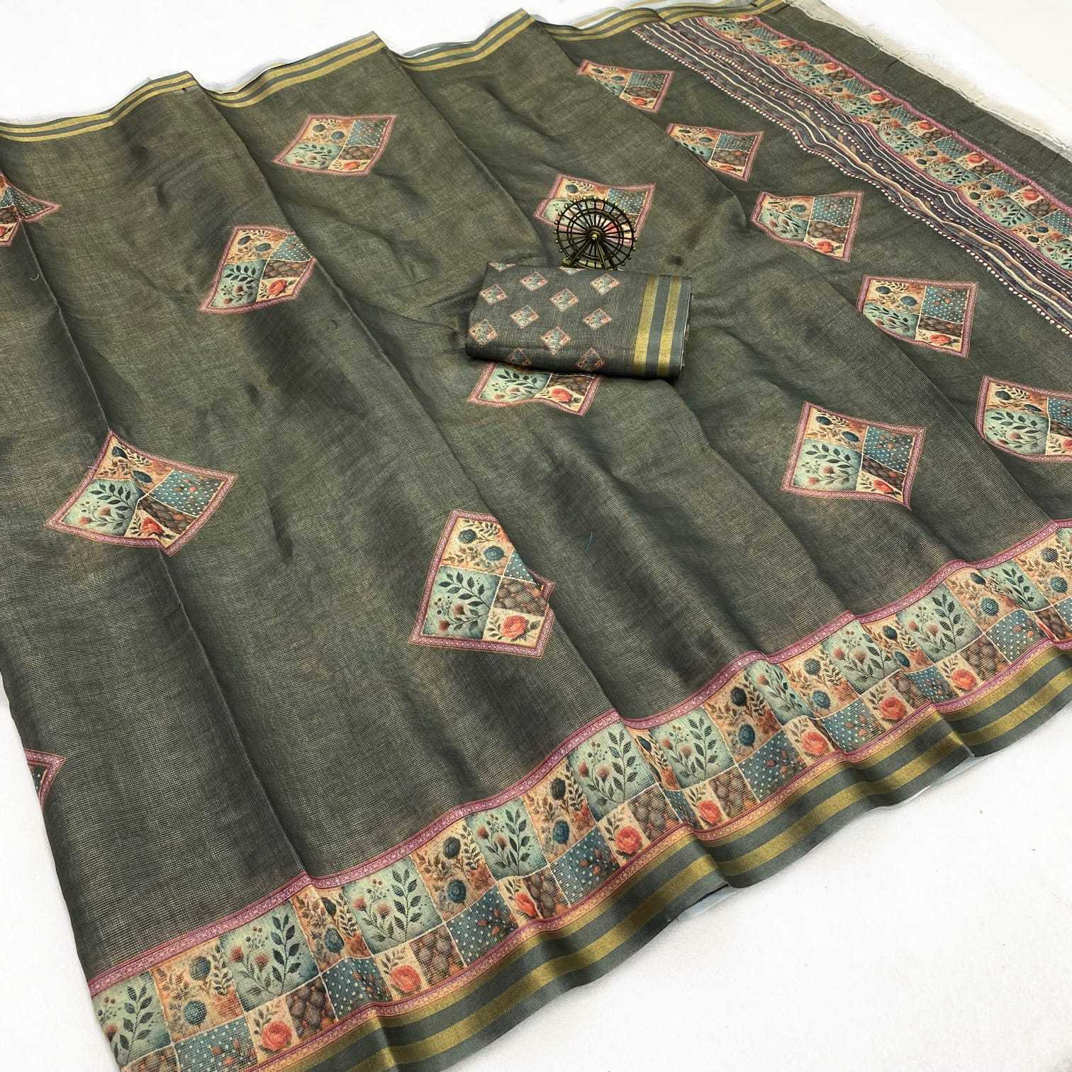 YNF Wholesale Cotton Designer Sarees  | Surat Manufacturer