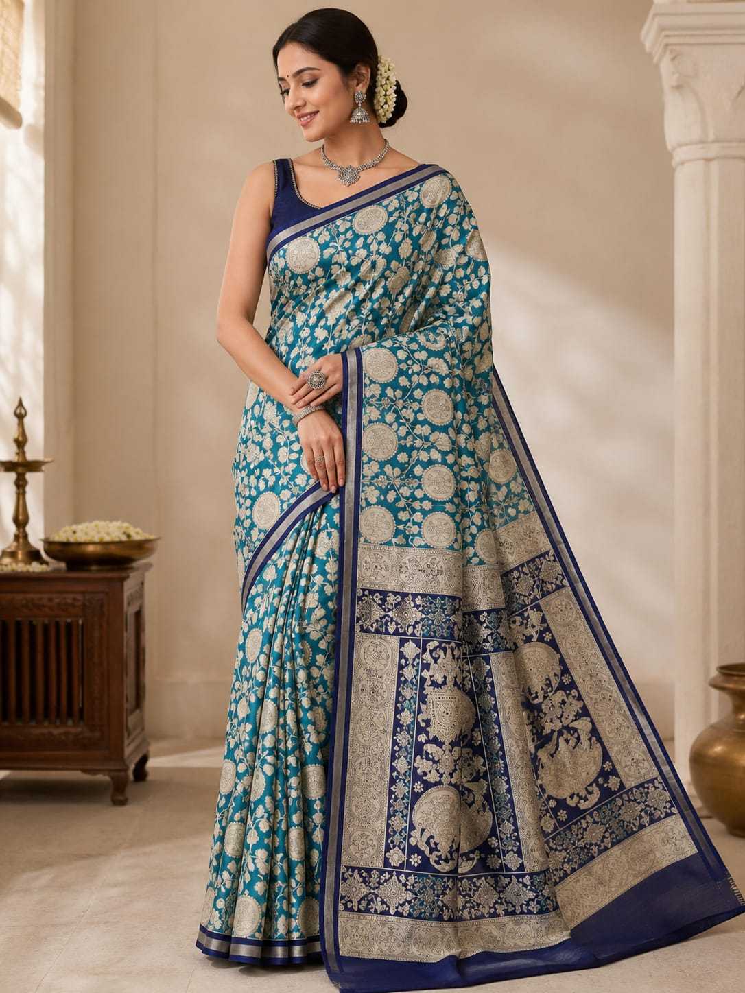 YNF Wholesale Cotton Printed Sarees  | Surat Manufacturer