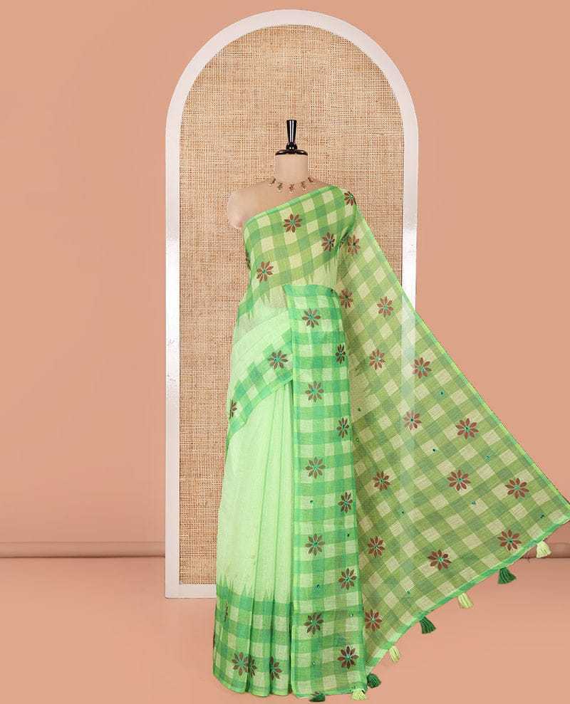 YNF Wholesale Cotton Printed Sarees  | Surat Manufacturer