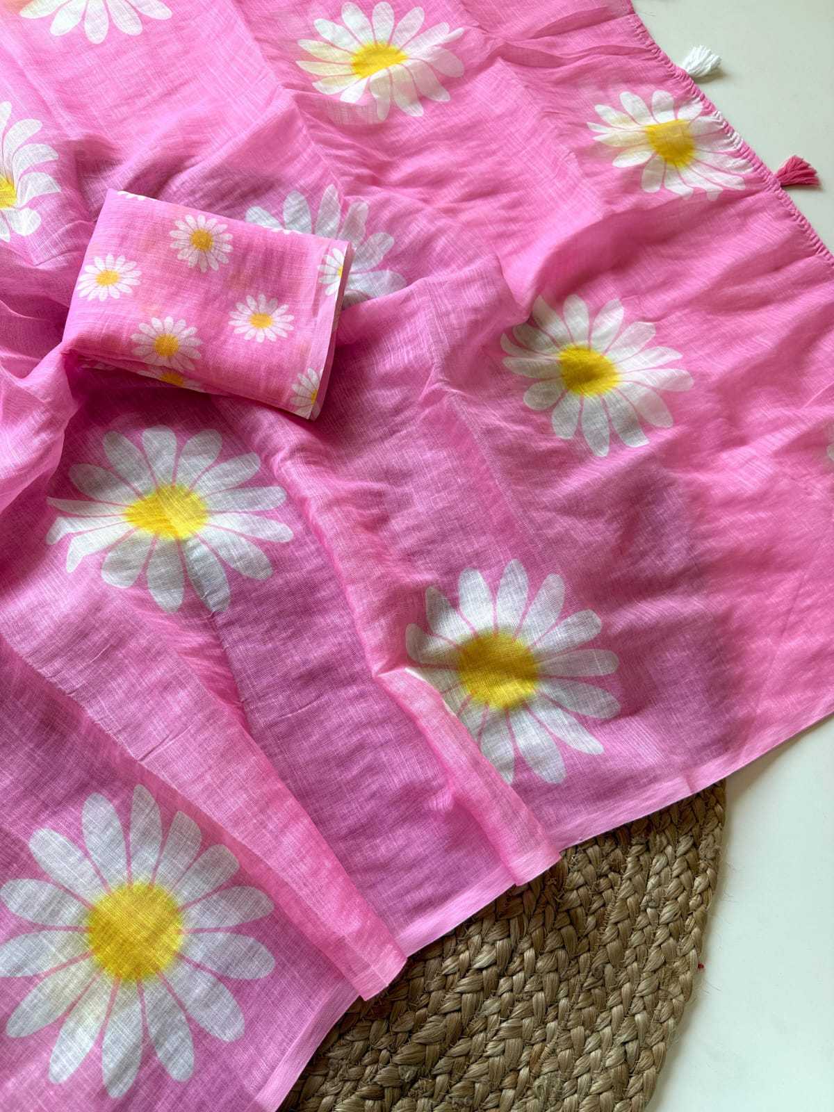 YNF Wholesale Linen Fancy Sarees  | Surat Manufacturer