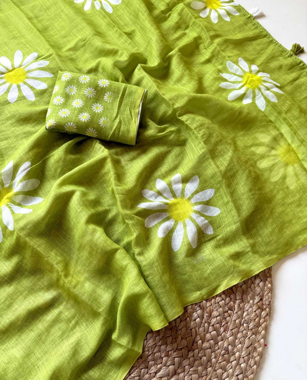 YNF Wholesale Linen Fancy Sarees  | Surat Manufacturer