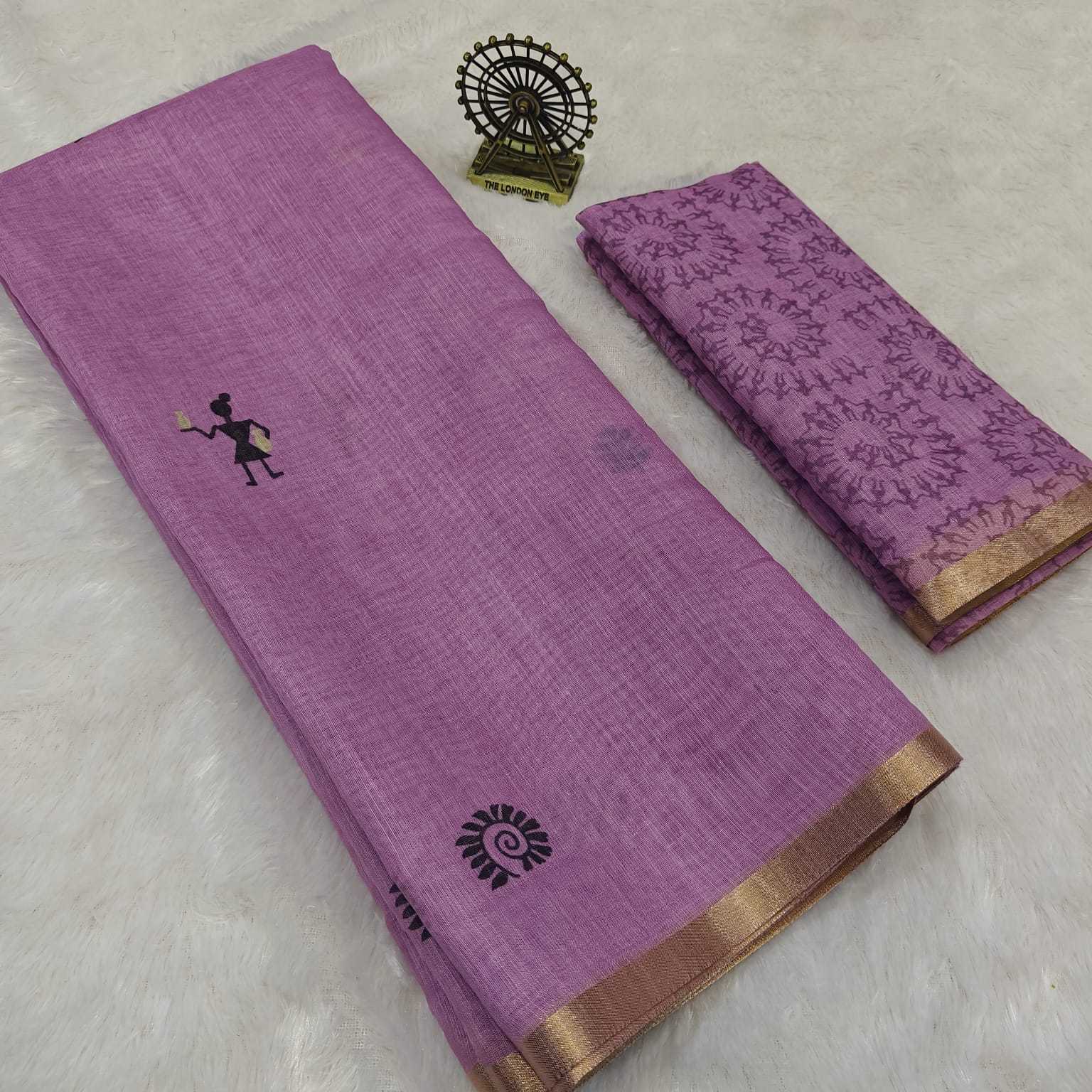 YNF Wholesale Linen Printed Sarees  | Surat Manufacturer