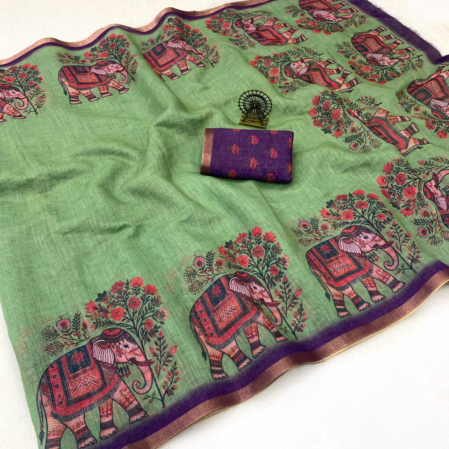 YNF Wholesale Cotton Designer Sarees  | Surat Manufacturer