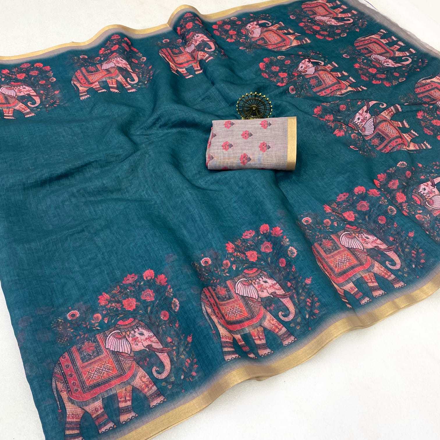 YNF Wholesale Cotton Designer Sarees  | Surat Manufacturer