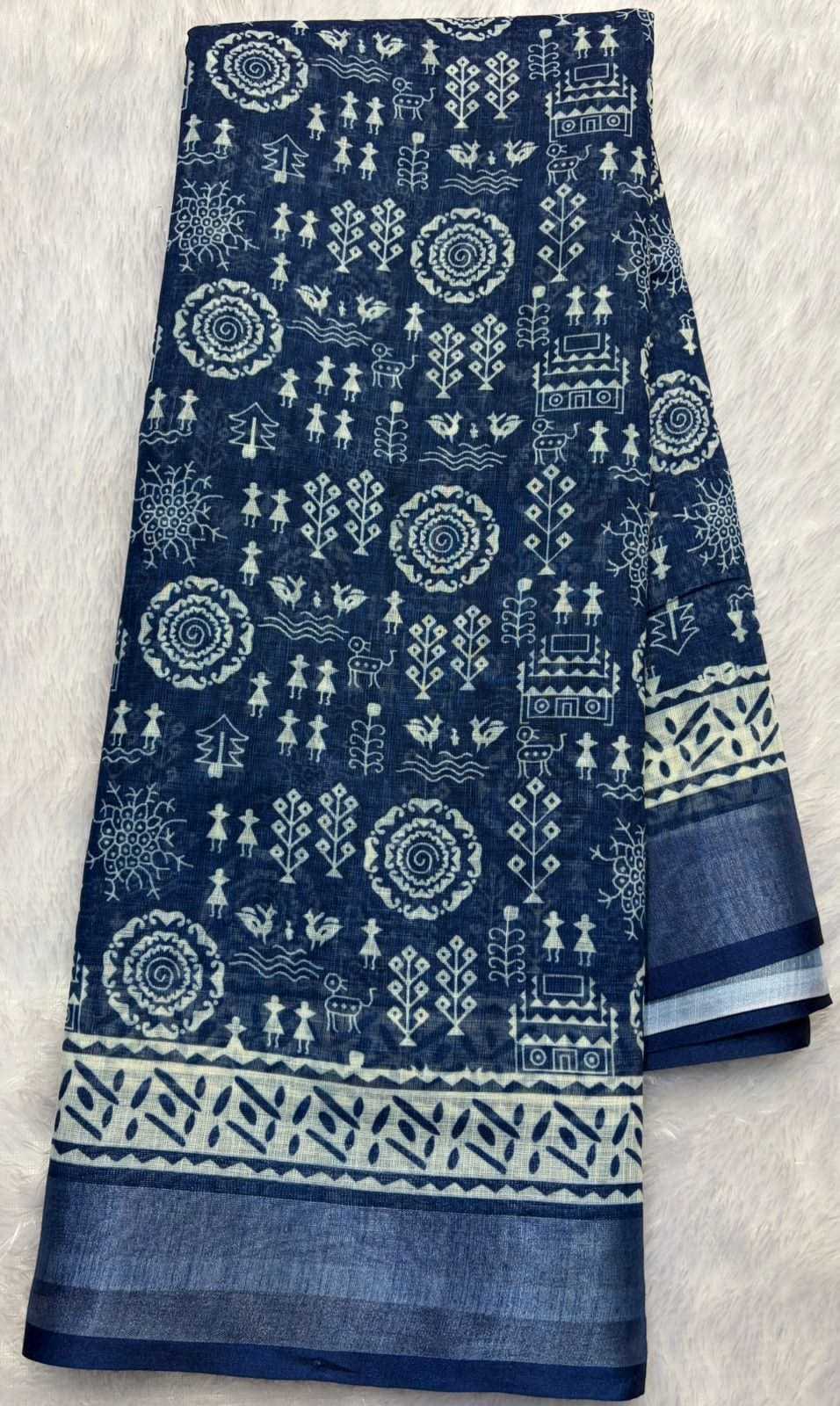 YNF Wholesale Linen Printed Sarees  | Surat Manufacturer