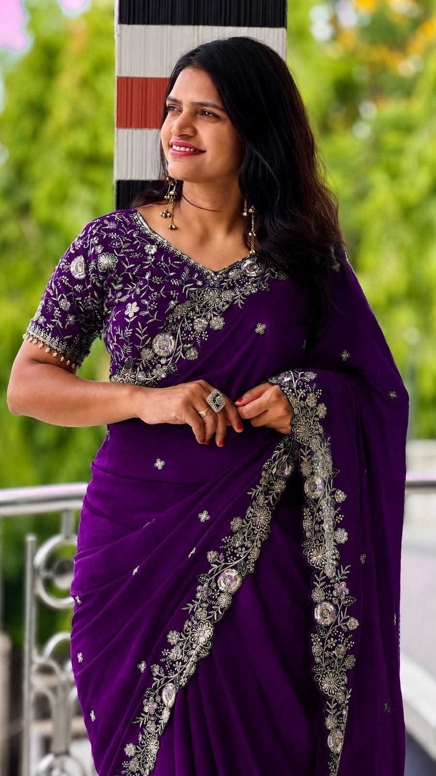 YNF Wholesale Crush Silk Designer Sarees  | Surat Manufacturer