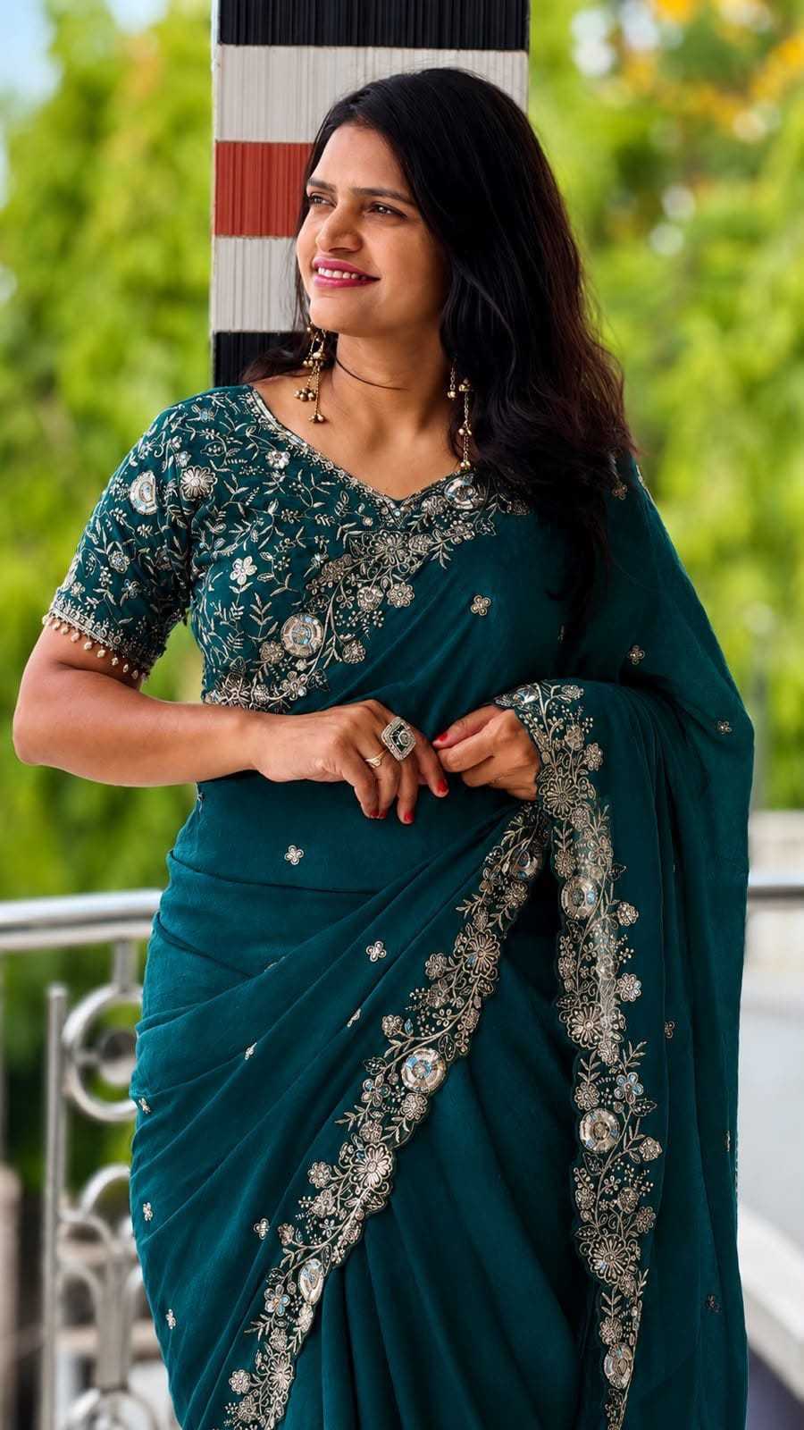 YNF Wholesale Crush Silk Designer Sarees  | Surat Manufacturer