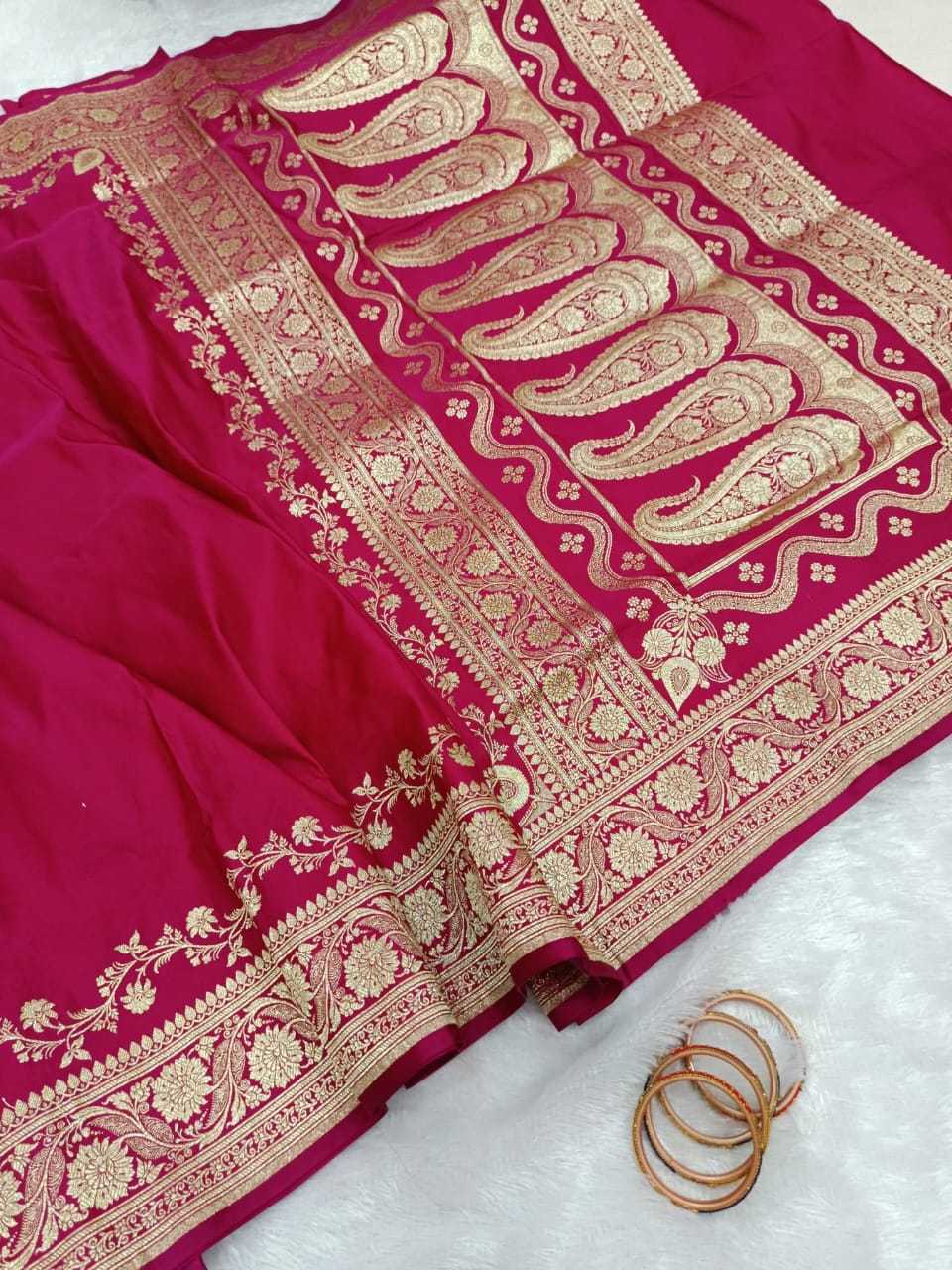 YNF Wholesale Banarasi Soft Silk Zari Border Sarees KESH146 Full | Surat Manufacturer