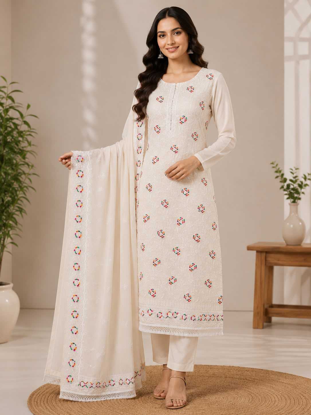 YNF Wholesale Chanderi Soft Ladies Suits  | Surat Manufacturer