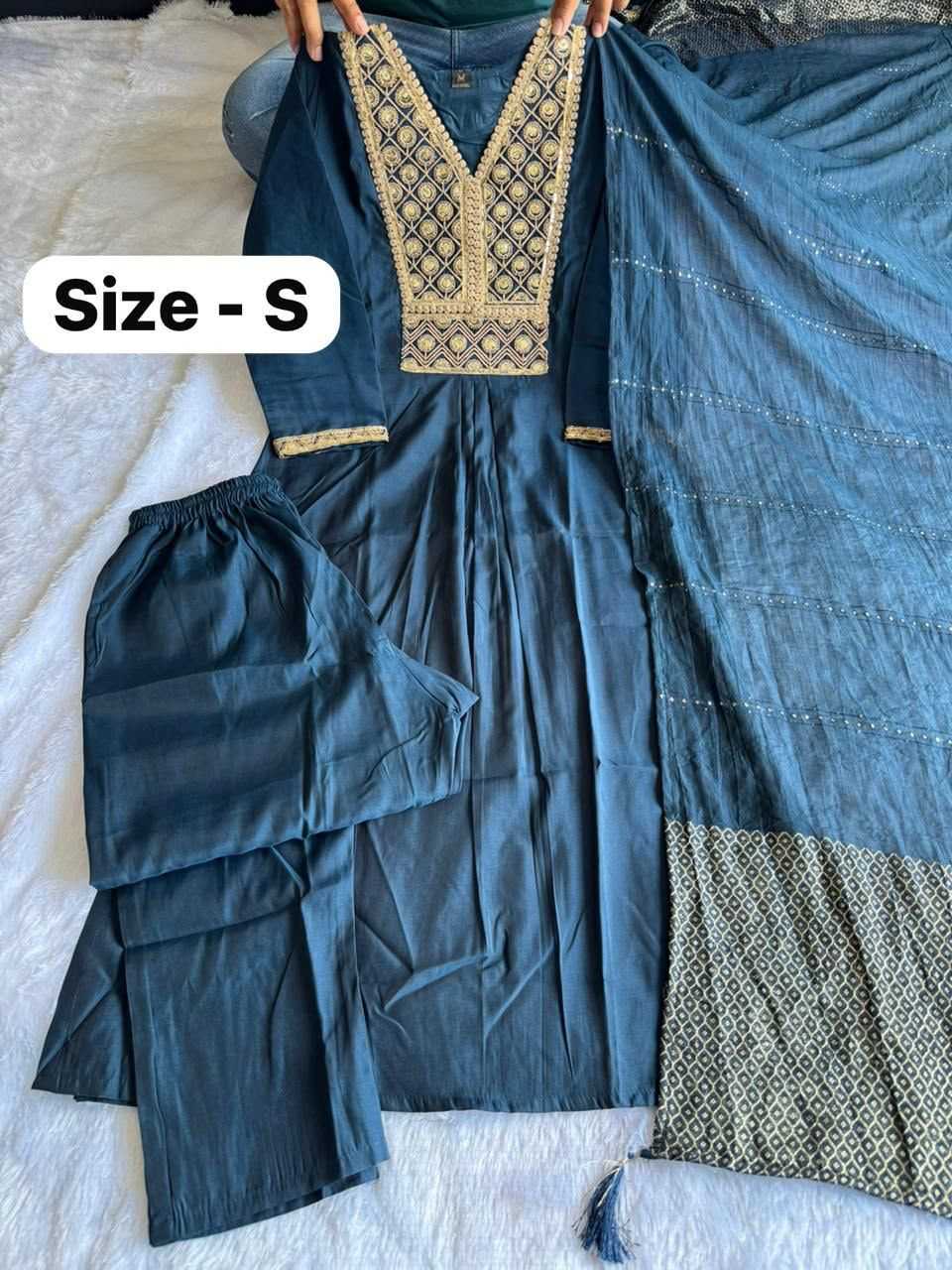YNF Wholesale Heavy Roman Silk Embroidered Kurtis  | Surat Manufacturer