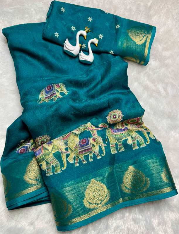 YNF Wholesale Chinon Silk Designer Sarees KESH161 Nacklace | Surat Manufacturer