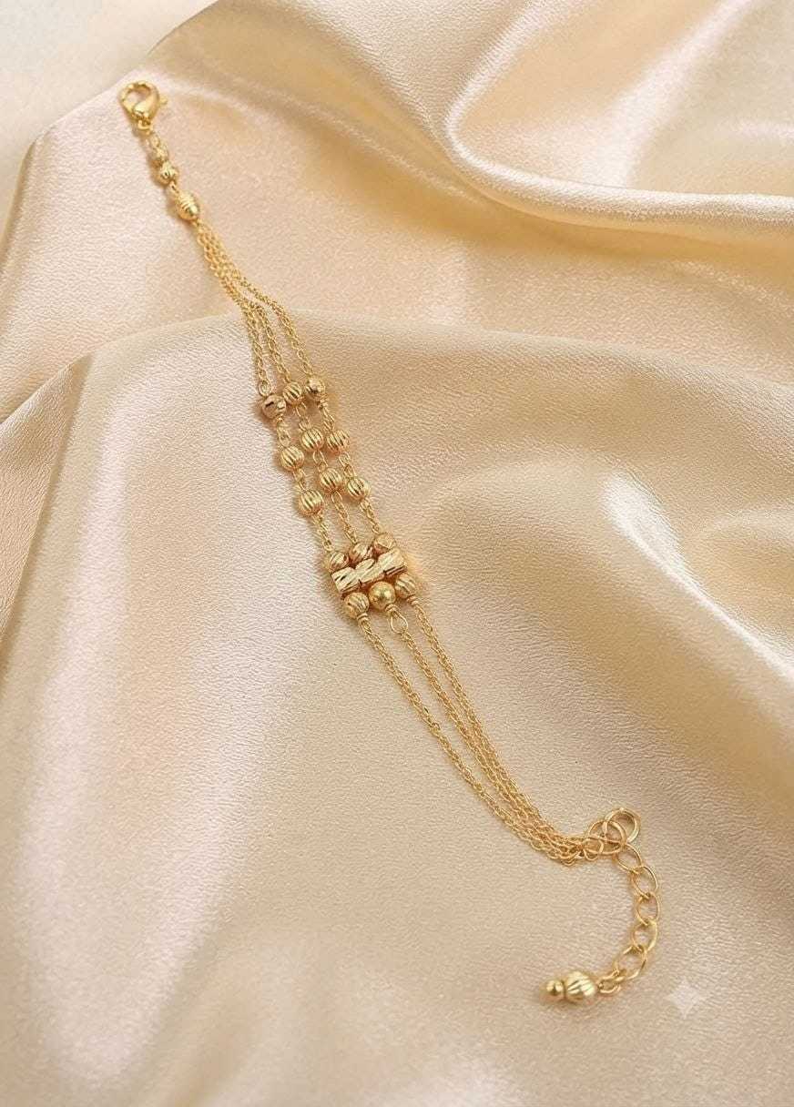 YNF Wholesale Brass Golden Bracelet  | Surat Manufacturer