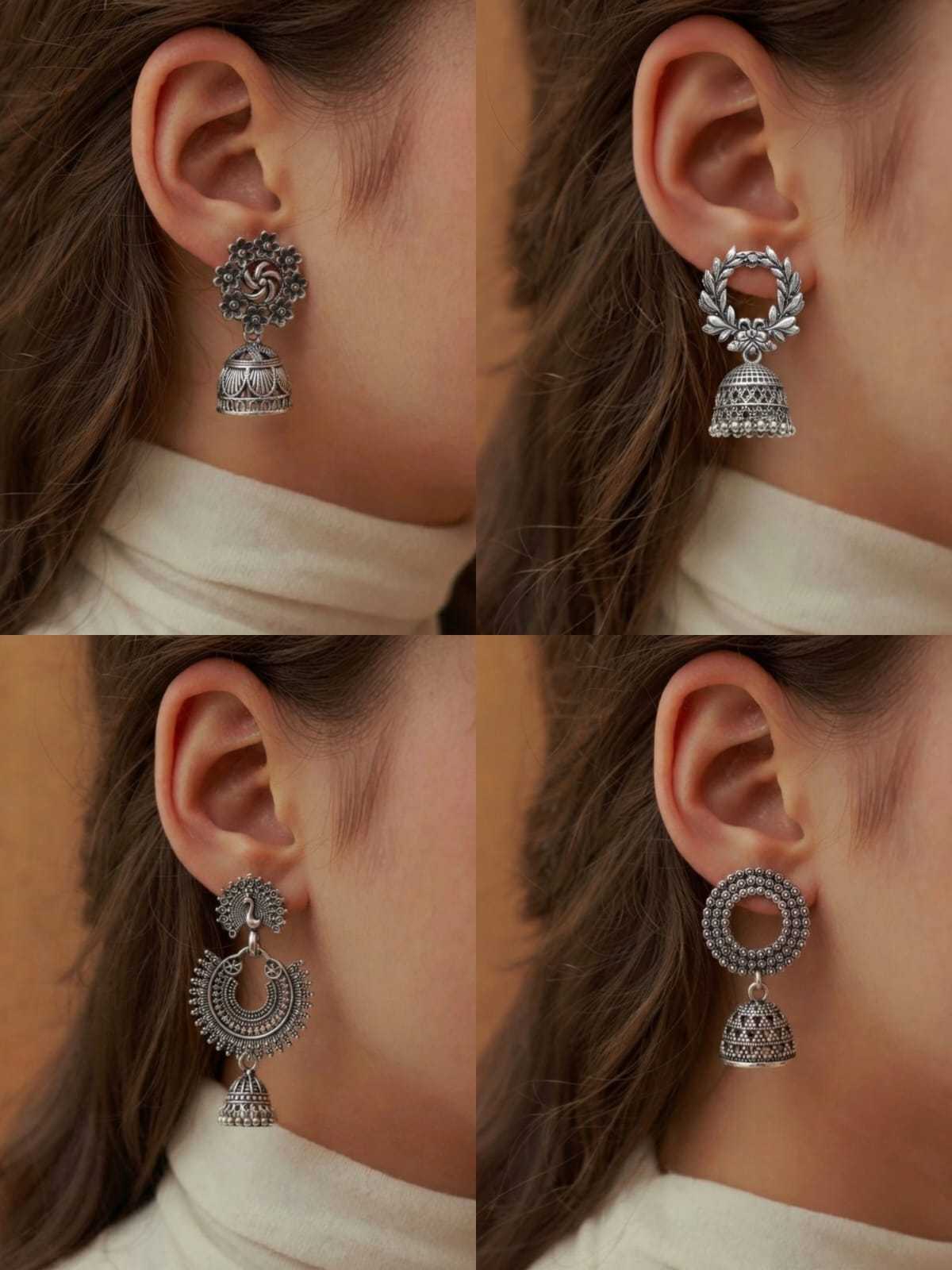 YNF Wholesale Brass Jhumka Earrings  | Surat Manufacturer