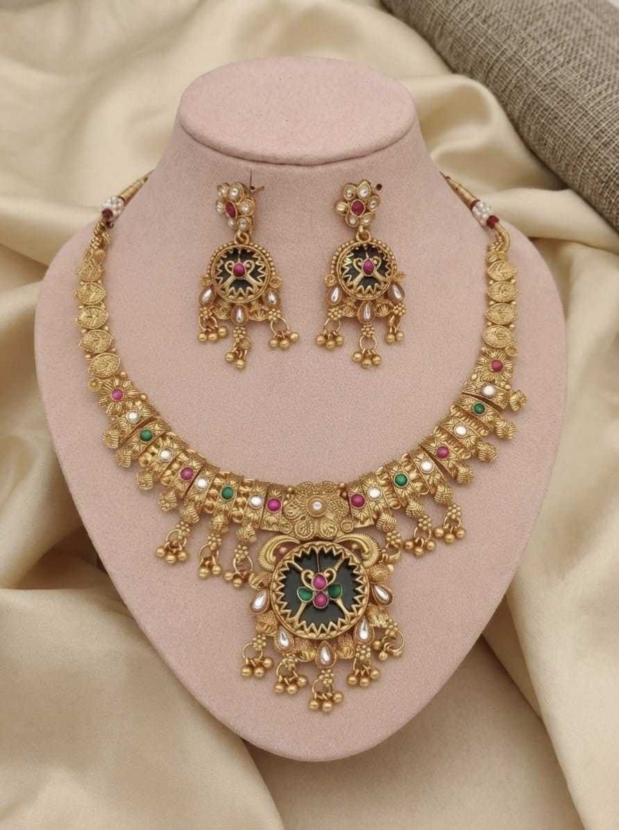 YNF Wholesale Brass Necklaces Set  | Surat Manufacturer