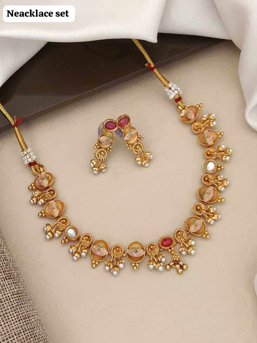 YNF Wholesale Brass Necklaces Set  | Surat Manufacturer