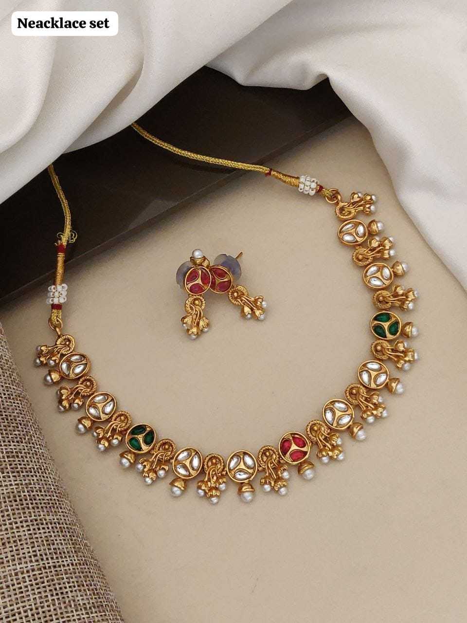 YNF Wholesale Brass Necklaces Set  | Surat Manufacturer