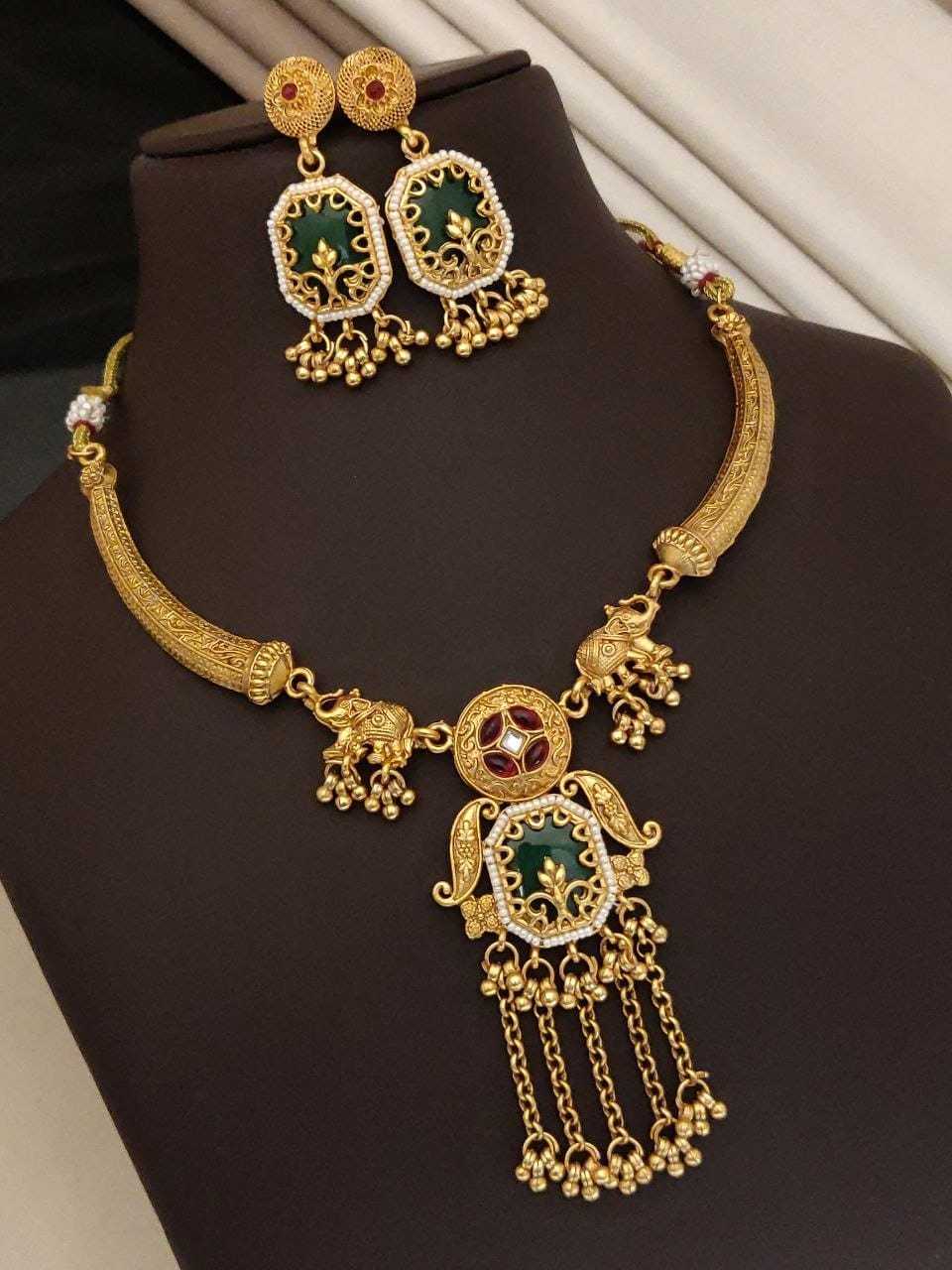 YNF Wholesale Brass Necklaces Set  | Surat Manufacturer