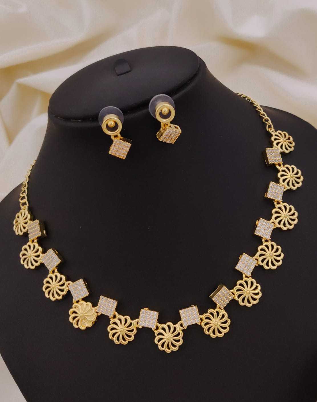 YNF Wholesale Brass Necklaces Set  | Surat Manufacturer