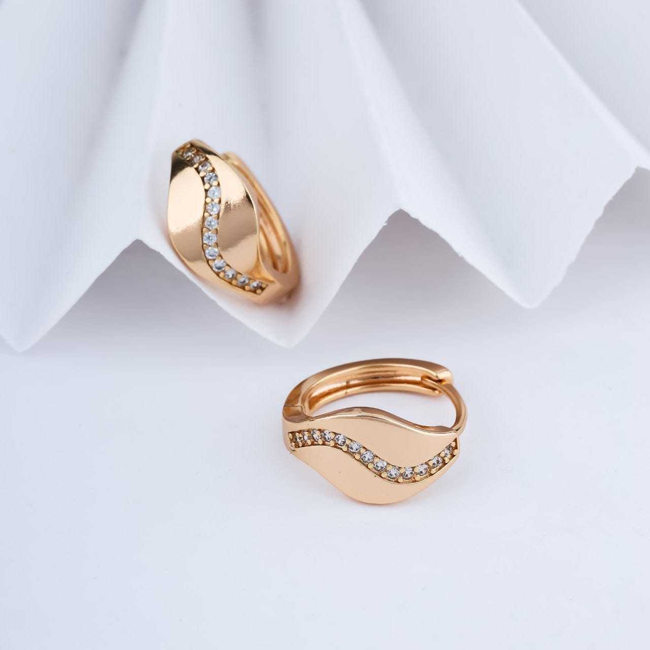 YNF Wholesale Brass Stud Earrings  | Surat Manufacturer