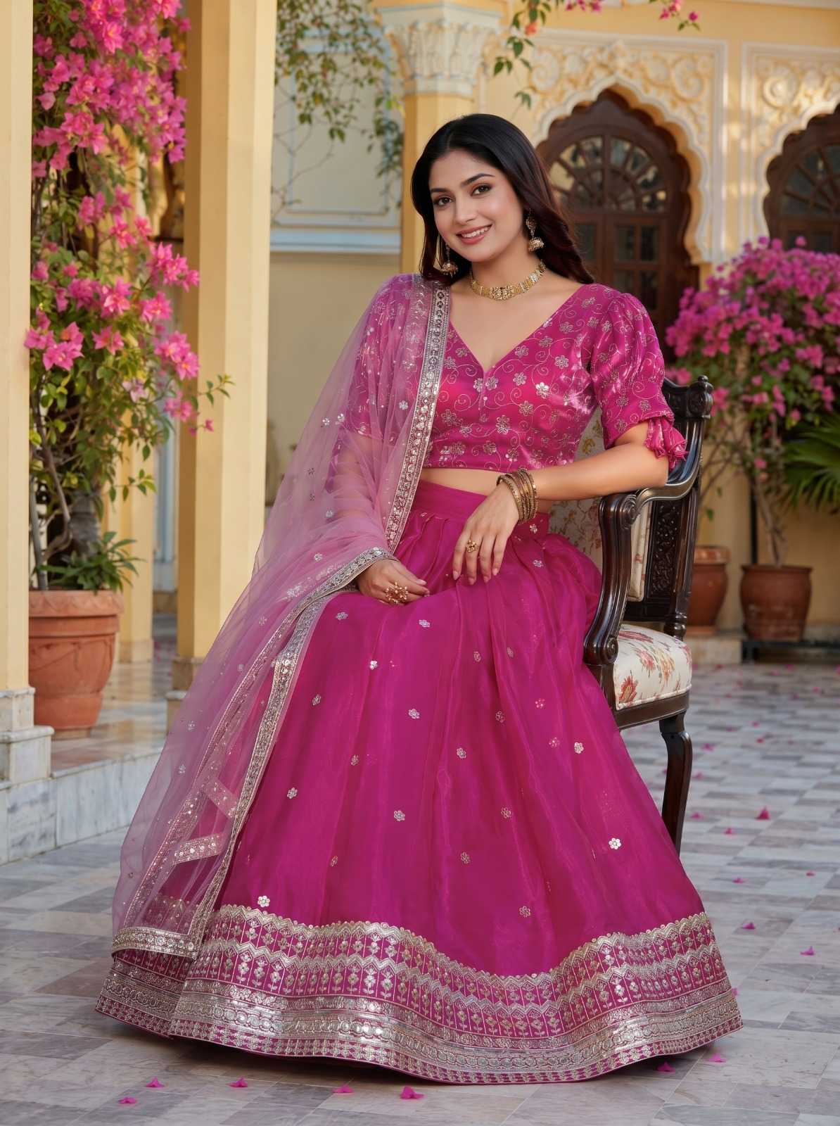 YNF Wholesale Jimmy Choo Traditional Lehenga  | Surat Manufacturer