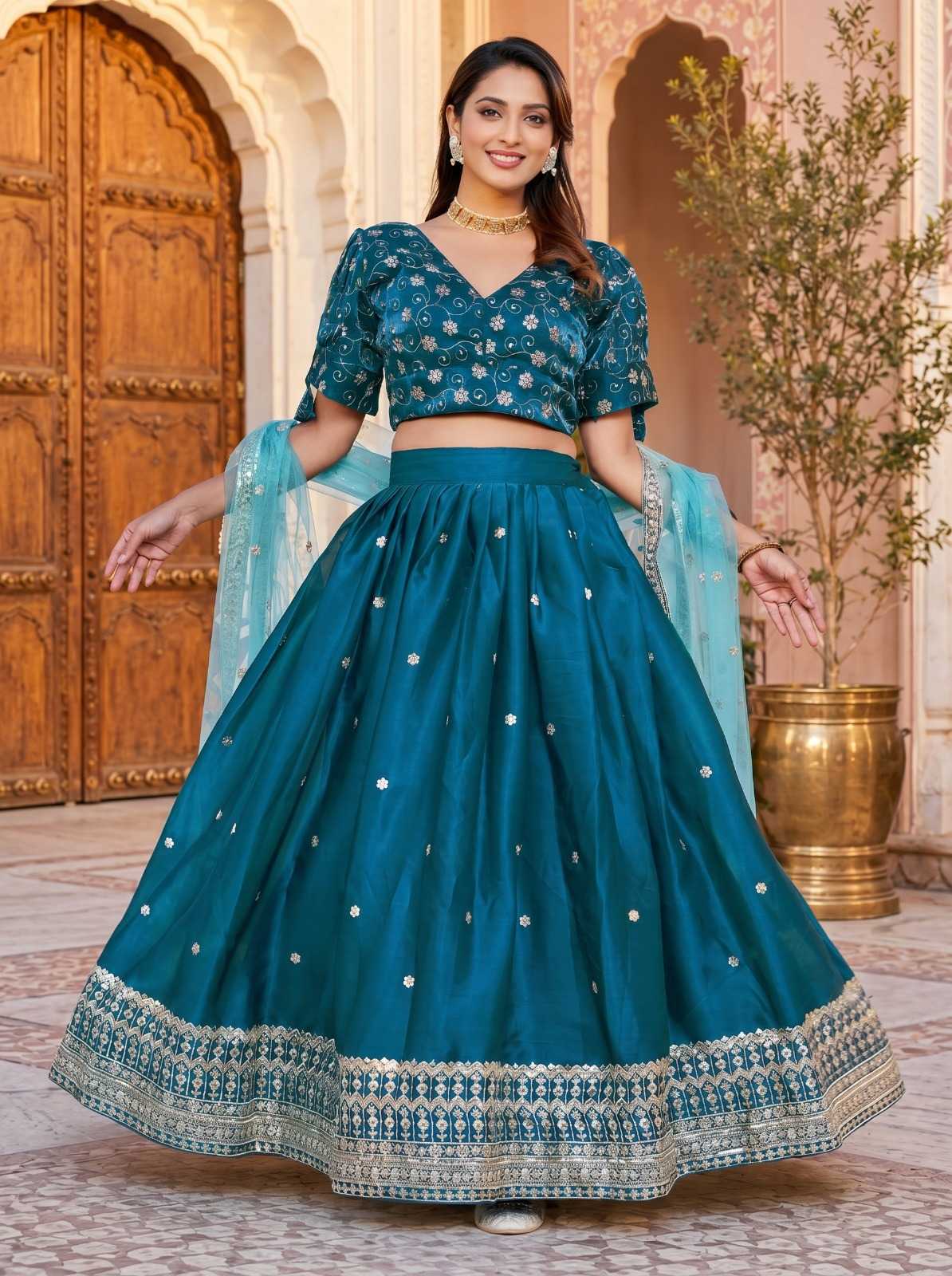 YNF Wholesale Jimmy Choo Traditional Lehenga  | Surat Manufacturer