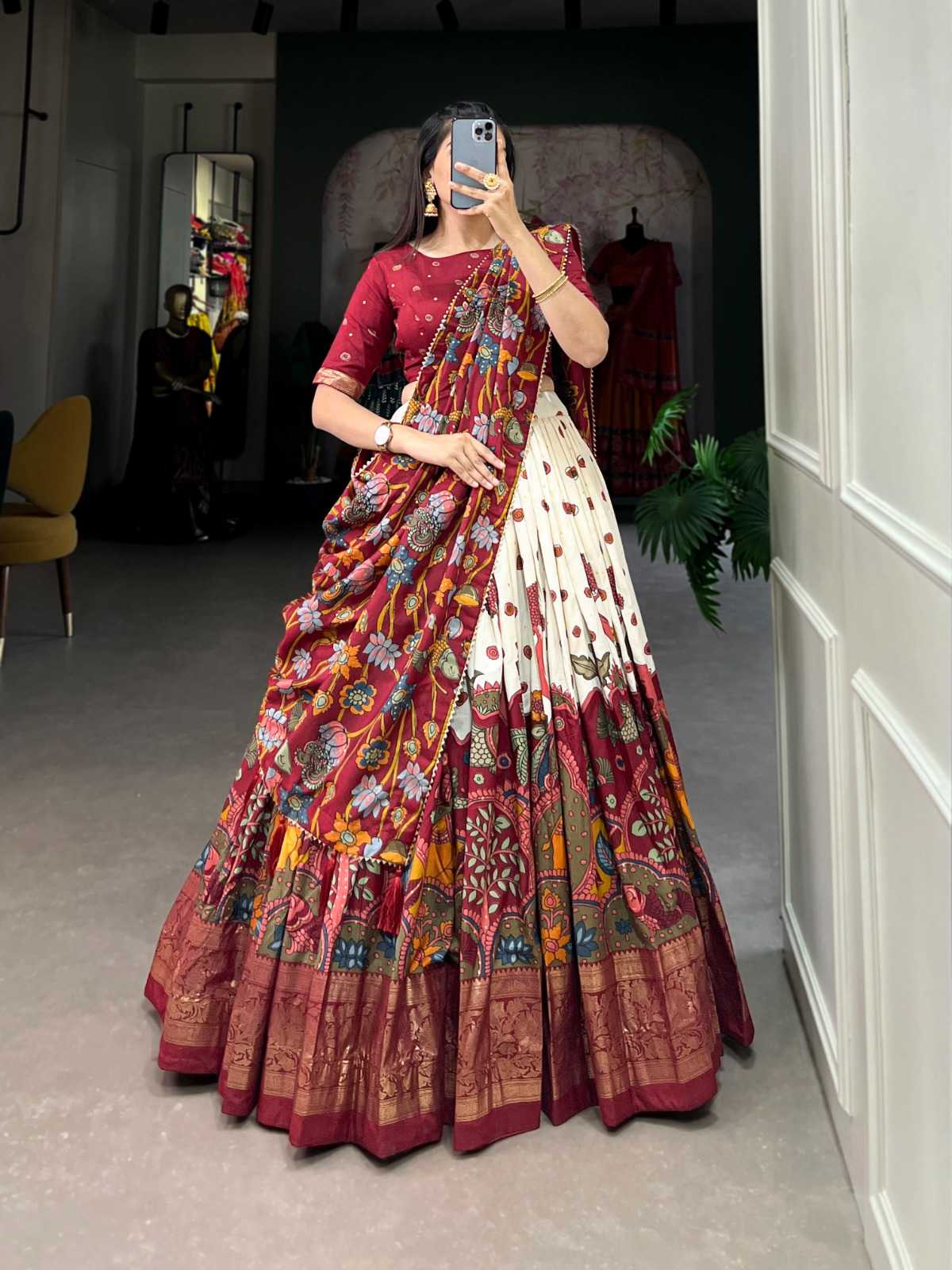 YNF Wholesale Tussar Silk Designer Lehenga  | Surat Manufacturer