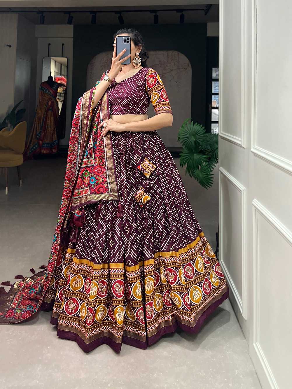 YNF Wholesale Tussar Silk Designer Lehenga KESH173 Anjali | Surat Manufacturer